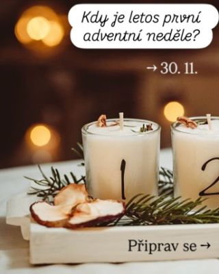 První adventní neděle je už za dva týdny. Pojďte se na ni připravit 🔔🎄 Objednávky na adventní kalendáře a svíčky přijímám...